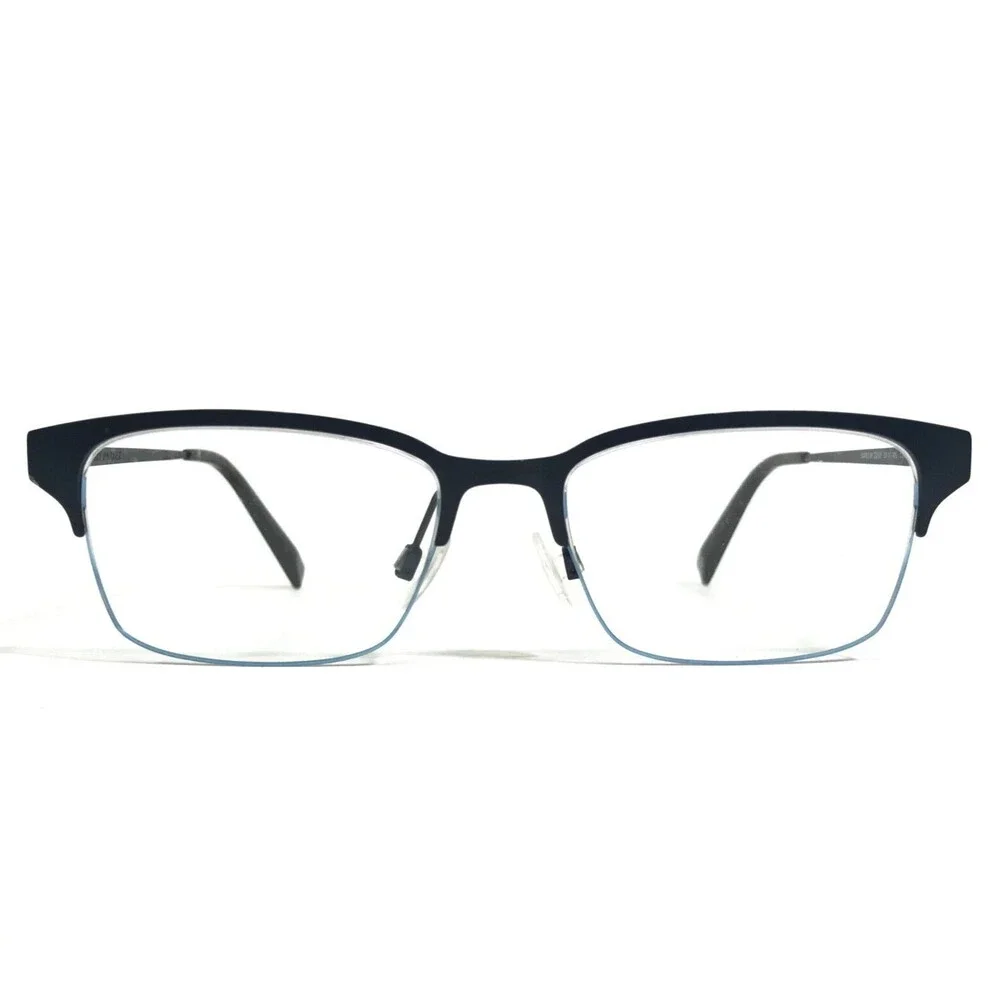 Warby Parker Eyeglasses Frames JAMES M 2250 Blue Square Full Rim 51-17-145